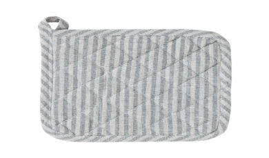 Chňapka/pod hrnec ''Bombay'', 20x20cm, Medium Fine stripe dark grey l  (ZBL-7058GGGL07)