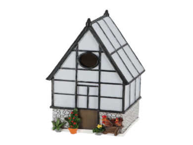 Budka pro ptáčky GREEN HOUSE, v. 25cm, bílá  (ZEE-37000599)