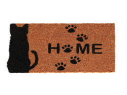 Rohožka kokosová CAT HOME, 75x45x2cm - Rohoky Esschert Design z prodnch materil. Praktick, estetick, ekologick. Udrujte istotu a bezpenost ve svm domov.